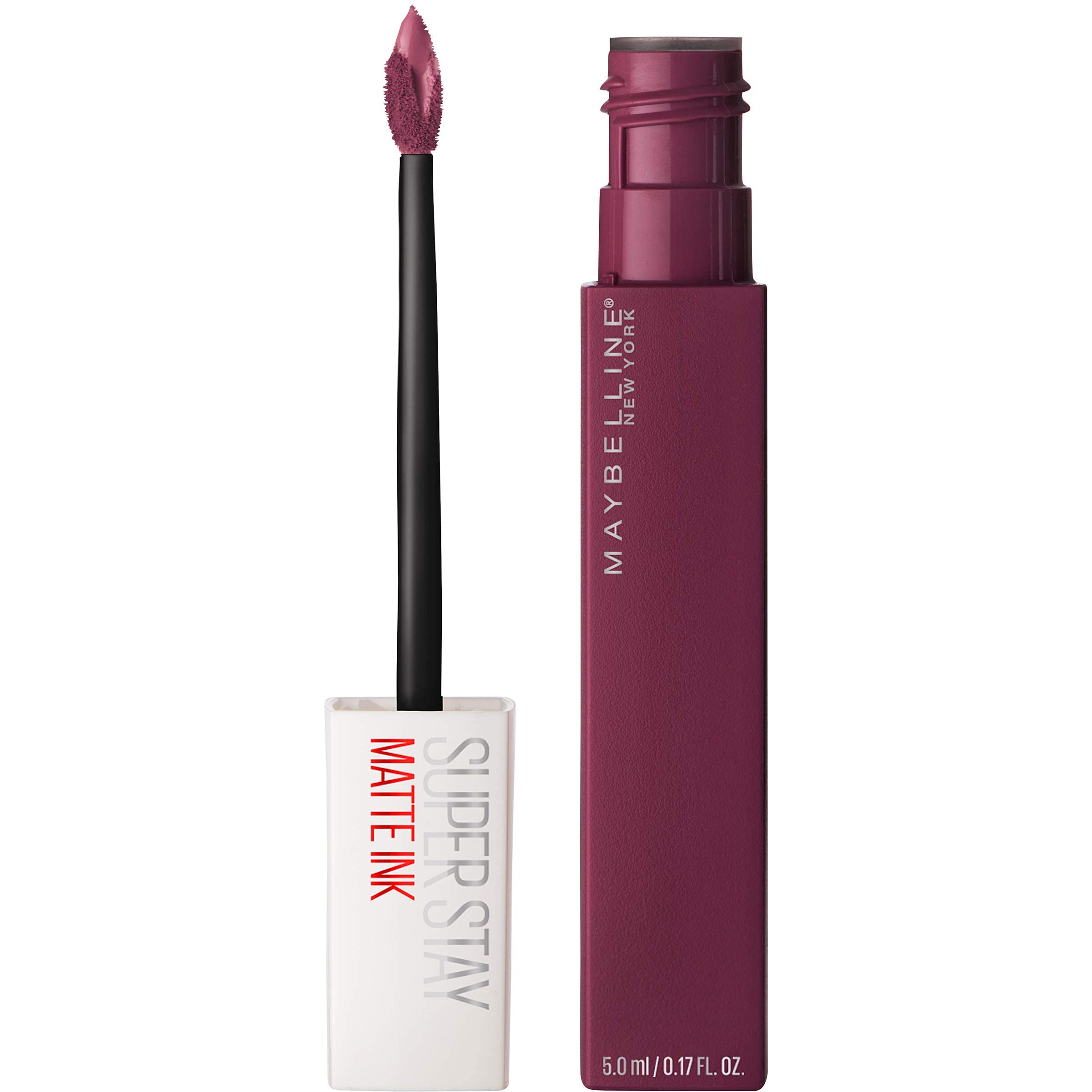 Maybelline Super Stay Matte Ink Liquid Lipstick Makeup, Long Lasting High Impact Color, Up to 16H Wear, Seductress, Light Rosey Nude, 1 Count